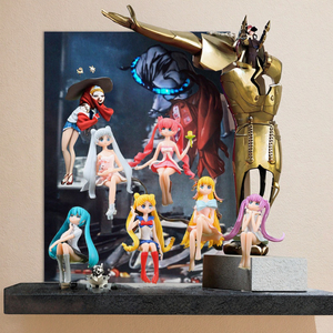 Vendita calda in plastica giapponese marinaio luna ragazza <span class=keywords><strong>Anime</strong></span> figure popolari ODM PVC cartone animato bambole 6 tipi modello scatola giocattolo auto ornamenti - Product Image 2