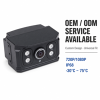 Caméra de recul fiable OEM ODM 720P/1080P PAL NTSC double système avec compensation de rétroéclairage vision nocturne DC 12V sans audio
