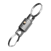 Portachiavi Utility rotazione portachiavi in titanio staccabile per esterni sgancio rapido accessori EDC utensili a mano
