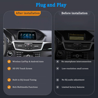 Système Android Auto LELV Linux 7 pouces pour Mercedes-Benz Classe E W212, lecteur vidéo de navigation Carplay