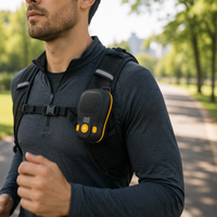 Haut-parleur portable 5W S9 en plastique avec clip, contrôle tactile, longue autonomie, résistant à la transpiration pour les déplacements en extérieur