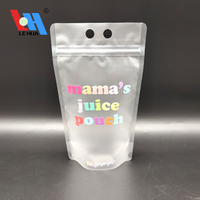 Sachets de thé au lait en plastique stratifié avec fermeture à glissière, noir, personnalisé, pochette avec Logo