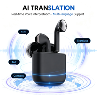 Écouteurs intra-auriculaires à traduction intelligente, étanches IPX4, qualité supérieure, expédition rapide, fabricant professionnel OEM