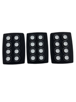 Clavier à boutons en caoutchouc silicone élastique personnalisé OEM, moulé par compression, pour contrôle automobile, marque United, vente chaude