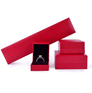 Nuevo Diseño Clásico de Caja de Joyería de Plástico, Caja de Embalaje de Papel con Imitación de Cuero para Anillos, Colgantes y Cadenas, Venta al Por Mayor Personalizada - Product Image 6