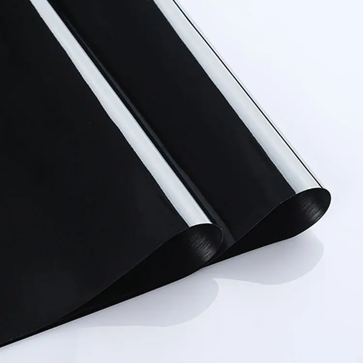 100% black out glass sticker frosted window film