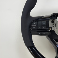 Volant pour Lexus LC200/LC200/Prado FJ150/FJ200 en cuir PU, 3 branches, 35 mm, avec grip