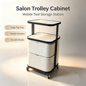 Hot Sale Multi-Function Salon <b>Trolley</b> Special Tool Storage Cabinet Barber Shops Luxury Hair Salon Cart - Product Image 1
