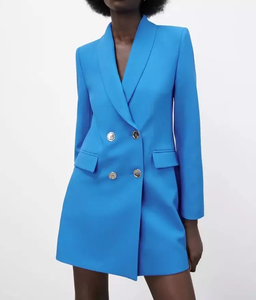 Abbigliamento Donna di Tendenza, Vestiti Doppiopetto per Donne, Abiti Eleganti da Signora - Product Image 1