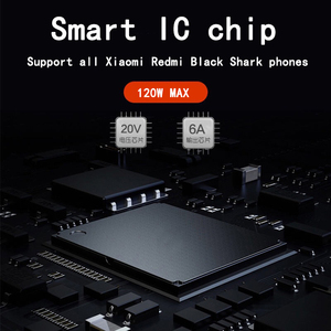 67W 55W 120W <span class=keywords><strong>cargador</strong></span> para Xiaomi para Redmi Note <span class=keywords><strong>11</strong></span> Pro + 11T Pro tiburón negro 4S Pro de carga rápida USB Cable de tipo C - Product Image 5