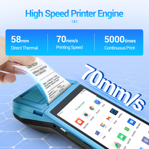 Giá rẻ Q1 Q2 4 gam NFC Wifi Punto de venta điện thoại di động POS máy màn hình cảm ứng thể thao Đặt cược Máy Vé máy in nhà hàng POS phần mềm - Product Image 3
