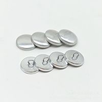 Boutons en métal aluminium à tige, prix de gros, coquilles vierges, boutons recouverts de tissu pour meubles, canapé, rembourrage