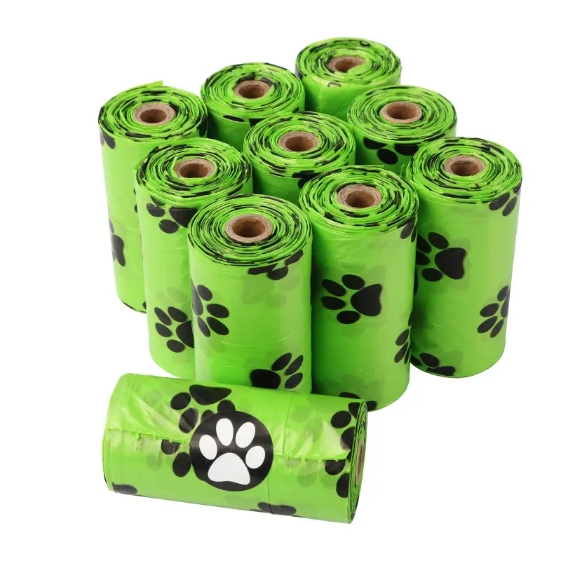 Biologisch Afbreekbare Eco-Vriendelijke Draagbare Pet Plastic Wast Zak Compostbare Pla Dog Poepzak Voor Outdoor Training