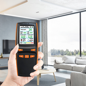Analyseur d'air industriel avec batterie rechargeable de 3000 mAh, détecteur de gaz CO/PM2.5/formaldéhyde, système d'alarme double et exportation de données - Product Image 2