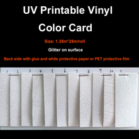 Film d'impression UV DTF Impression numérique 0,35 0,5 1,0 1,8 mm Transparent 3D Épais TPU PU HD Or Argent Imprimable Vinyle souple Thermique