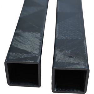 3K Carbon Fiber Square Tubes Assortment (Hole/Textured/Stacked) 5mm <b>Thickness</b> High Strength Industrial Supports Drone Frame - Product Image 3