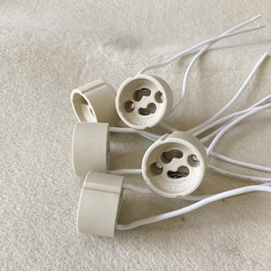 Portalámparas GU10 de Cerámica Blanco con Rosca, Tipo Cable Lateral, 250V, Calidad de Exportación, Accesorios para Iluminación, Venta al Por Mayor - Product Image 3