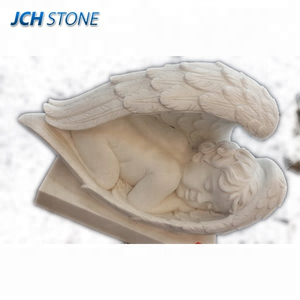 Fabriek Op Maat Gemaakt Wit Marmer Grafsteen Klein Kind Grafsteen Baby Engel Grafsteen Grafsteen - Product Image 2