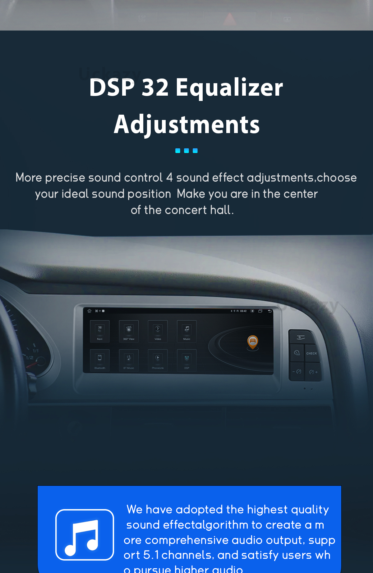 Android 14 Autoradio Für Audi A6 C6 2005-2008 - 8.8 Zoll Mit Carplay & Navi