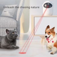 Giocattolo Interattivo Automatico per Gatti e Cani, Ecologico e Moderno, con Rotazione Automatica, Ricaricabile, Modalità Veloce/Lenta