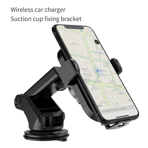 QI N12 del coche del teléfono móvil cargador inalámbrico de luz LED de carga rápida del teléfono inteligente para iPhone y muchos otros teléfonos móviles. Soporte innovador en forma de C retráctil/ajustable para iPhone Samsung Huawei Xiaomi VIVO - Product Image 5