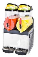 Machine à slush commerciale de qualité alimentaire 24L pour smoothie, daiquiri, margarita et granita, production de 30/h, 2 réservoirs