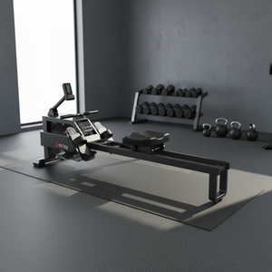 Robuuste roeitrainer van metaal - stevig frame, antislip pedalen, ideaal voor intensieve fitness training thuis - Product Image 6