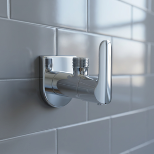 Grifo de agua fría y caliente con forma de ángel, cromado, duradero, para montar en la pared, grifo para lavabo de baño, lavadora, grado industrial - Product Image 3