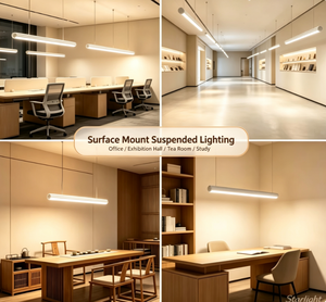 Moderno Profilo LED Sospeso Rotondo in Alluminio con Copertura in PC Opale, Forma Arcuata Liscia per Illuminazione a Soffitto in Ristoranti, Uffici e Spazi Aperti - Product Image 6