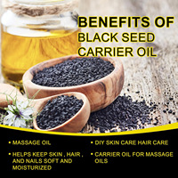 Minyak biji hitam perawatan rambut, minyak pijat tubuh Label pribadi penumbuh rambut