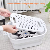 Panier à linge pliable écologique, nouveau design 2026 : Panier à linge peu encombrant en PP+TPE avec couvercle sécurisé et poignée robuste pour le rangement domestique