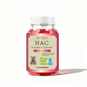 กัมมี่ NAC N-อะซีทิลซิสเทอีน แบรนด์ส่วนตัว (OEM) อาหารเสริมเสริมภูมิคุ้มกัน ขนาด 600 มก. และ 1000 มก. - Product Image 1