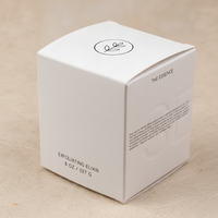 Luxuriöse Baumwollpapier-Lippenbalsam-Verpackungsbox mit Roségold-Folienprägung, Kleine STE-Verpackungsbox