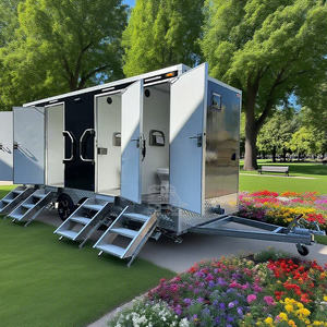 Toilettes portables 2025, VIP, mobiles, de luxe, à vendre, toilettes sur remorque et maisons de toilettes sur remorque - Product Image 2