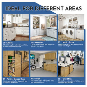 Mueble de Baño de Madera RTA de Estilo Americano Moderno VSD3621R, Puertas de Cierre Suave, Acabado Pintado de Primera Calidad |   Garantía de 5 Años |   Barco - Product Image 4