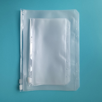 Bolsas de Plástico Transparente con Cierre, Bolsas de PVC A5 A6 A7, Bolsas Económicas con Cierre Hermético para Archivadores