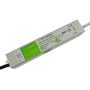 Controlador led WTF-D12025A, 25W, CON IP67, estándar, 12V, 25W, resistente al agua
