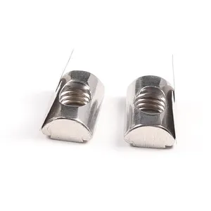 Custom M4 M5 M6 M8 M19 M10 M16 Sliding Hammer Head T Slot Nut For Fasten Connector 4545 Aluminum Extrusions