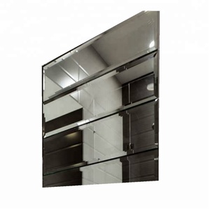Wholesales Customized <b>Silver</b> <b>Mirror</b> Tiles Home Decoration Waterproof Durable Modern <b>Mirror</b> Tiles for Hotel bar Indoor Home Decor - Product Image 6