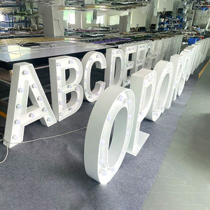 Événements de proposition romantique Épousez-moi Lettres de chapiteau Lettres de chapiteau d'ampoule de 4 pieds - Product Image 1