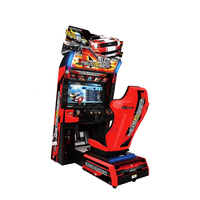 Machine de jeu d'arcade de course automobile Speed River4 à pièces, jeux vidéo de conduite automobile