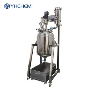 20L Reactor stainless steel reaction kettle with stirring motor and reflux condenser