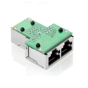 RJ45 Network Splitter Coupler Cat5e <b>Ethernet</b> Connector <b>Adapter</b> For <b>Cable</b> Extension And Splitting - Product Image 2