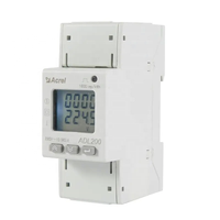 Medidor de Energía Monofásico Acrel ADL200-WF, Riel DIN, Modbus RTU, WIFI, Pantalla LCD, Distribución de Energía, Multitarifa, Certificado MID