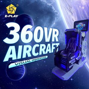 Eplay Plateforme <span class=keywords><strong>de</strong></span> mouvement VR 360 degrés pour simulateur <span class=keywords><strong>de</strong></span> <span class=keywords><strong>jeu</strong></span>, machine d'arcade complète 9D/<span class=keywords><strong>3D</strong></span>, cockpit monoplace intérieur en fibre <span class=keywords><strong>de</strong></span> verre et métal - Product Image 1