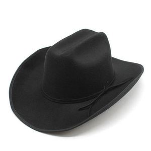 Cheap Fedora Hats Wholesale Wool Felt Polyester Cotton Mexican Cowboy Hat Men - Product Image 4