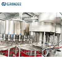 Ligne de production complète automatique de remplissage d'eau minérale potable de 500ml de A à Z