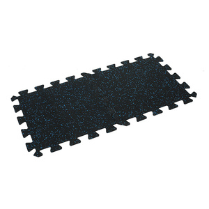 Atacado Alta Qualidade Anti Slip EPDM Borracha Intertravamento Mat para Ginásio Fitness Borracha Intertravamento Pisos Telhas para Ginásio - Product Image 5