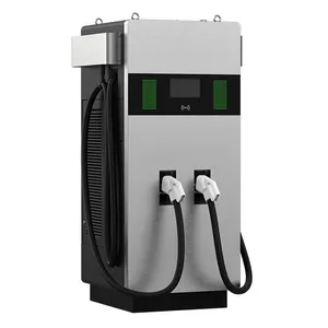 OCPP Cọc Sạc Thương Mại 1.6J 150kW Ev Súng Kép Ccs Trạm Sạc Xe Điện Gắn Sàn Nhanh Dc Cho Ô Tô