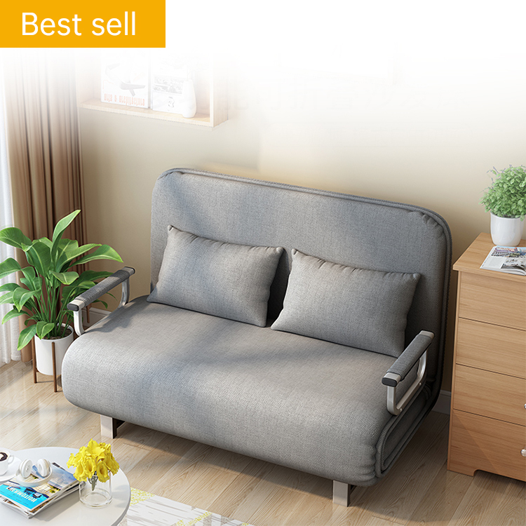 Folding Sofa Cushion Bed Chair Sleeper Chair Bed, 3-in-1